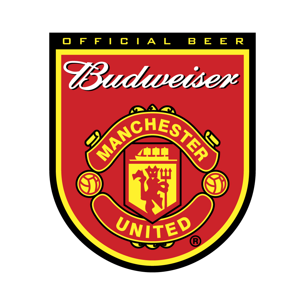 Free High-Quality Budweiser Manchester United Logo For Creative Design