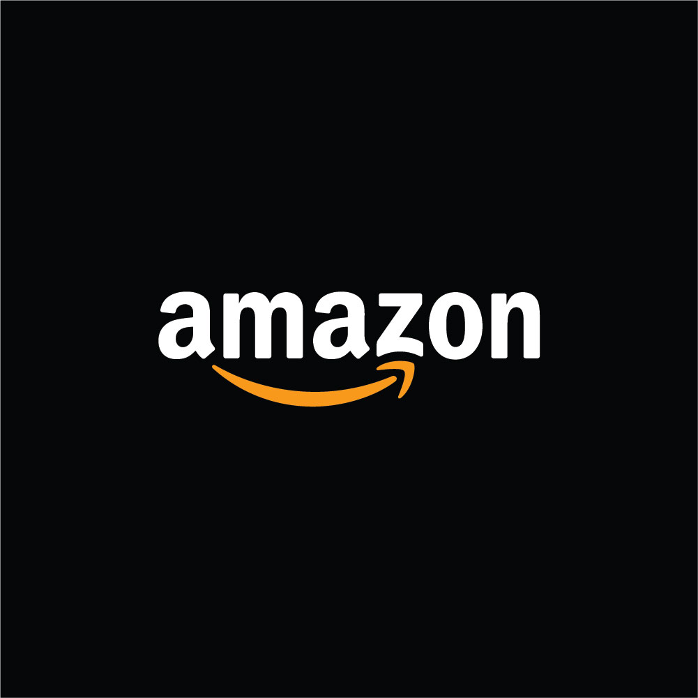 Download Original Amazon Logo Black Background in SVG Vector or PNG