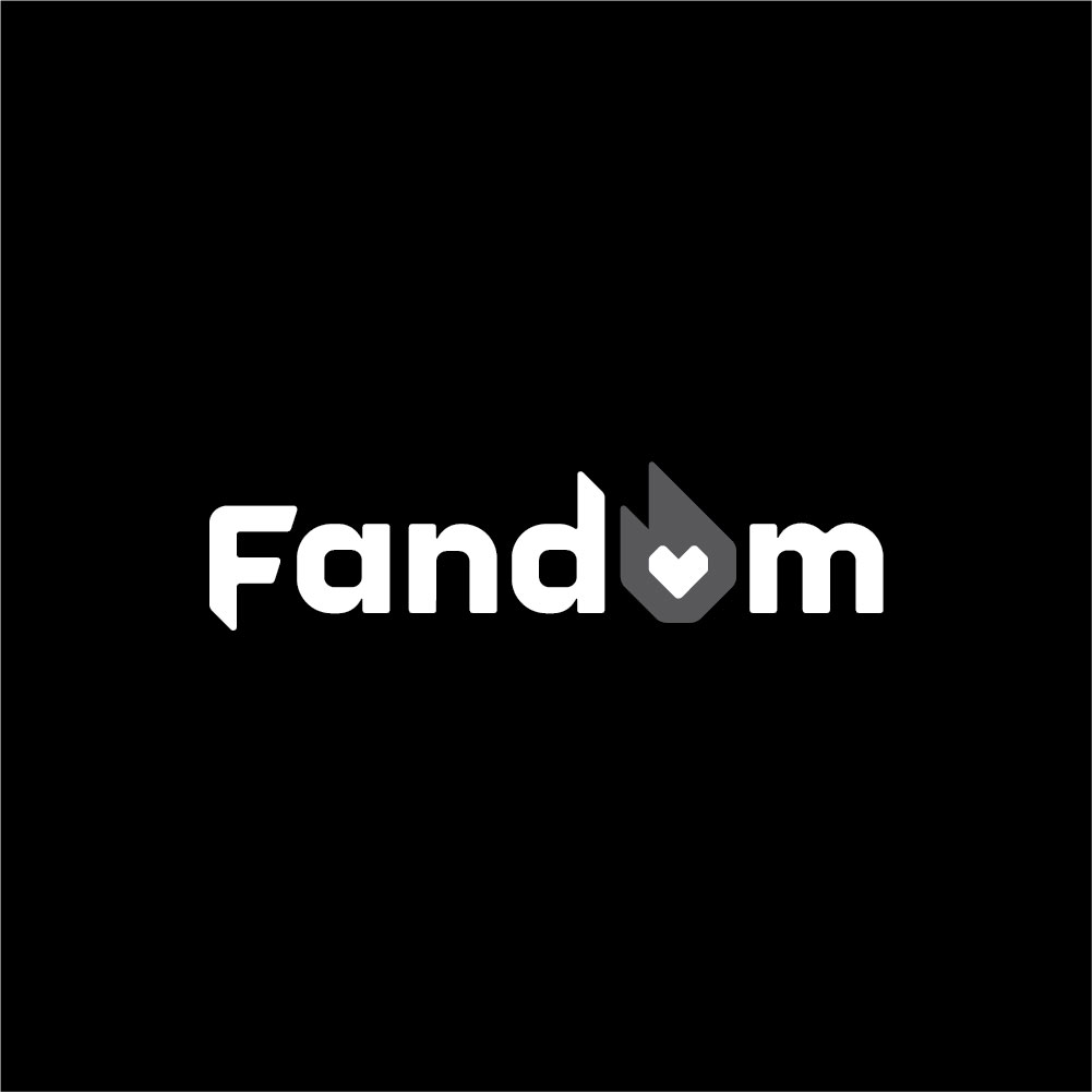 Free High-Quality Black Background Fandom Png Logo for Creative Design