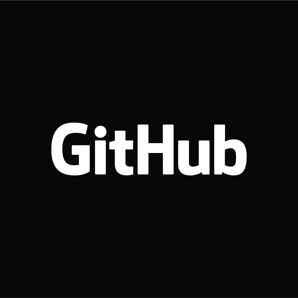 Free High-Quality Black Background Github Logo for Creative Design