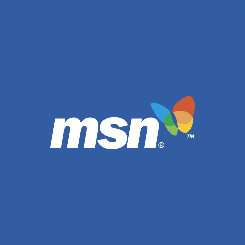 Free High-Quality Blue Background Msn Logo for Creative Design