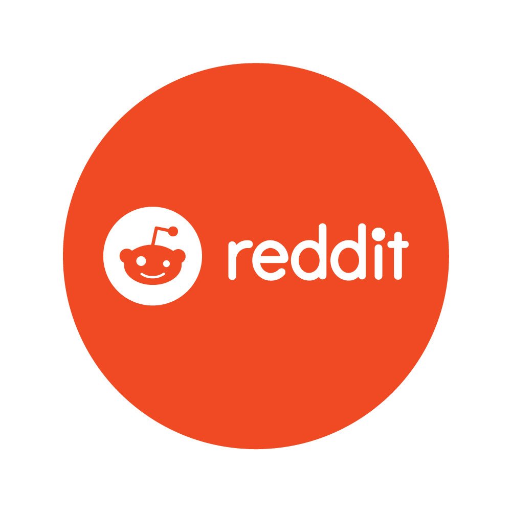 Free High-Quality Orange Background White Reddit Logo for Creative Design