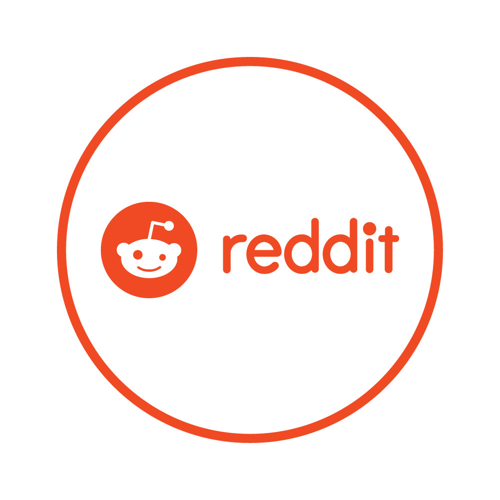 Free High-Quality Orange Outline Orange Reddit Logo for Creative Design