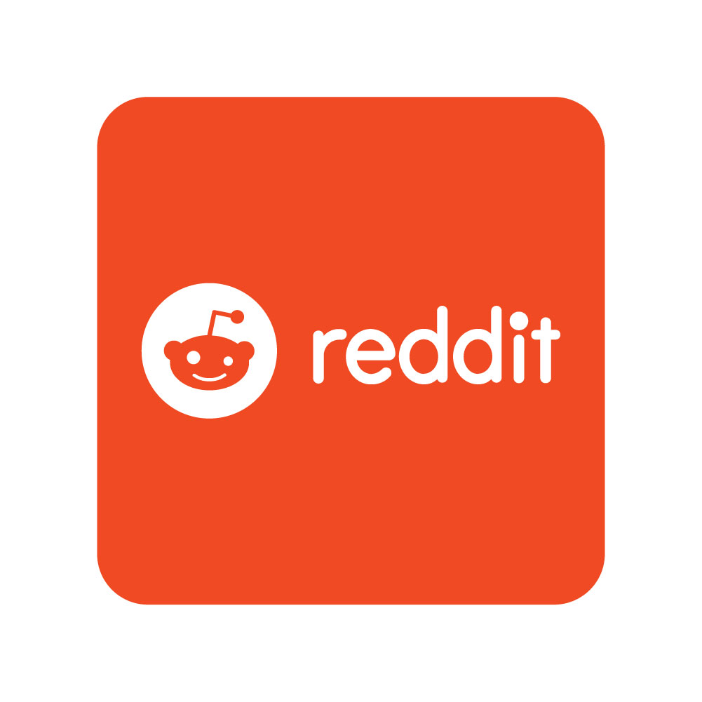 Free High-Quality Orange Background White Square Reddit Logo for ...