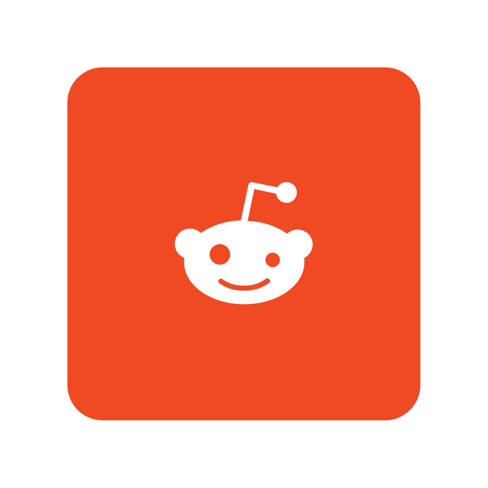 Free High-Quality Orange Background White Symbol Reddit Logo for ...