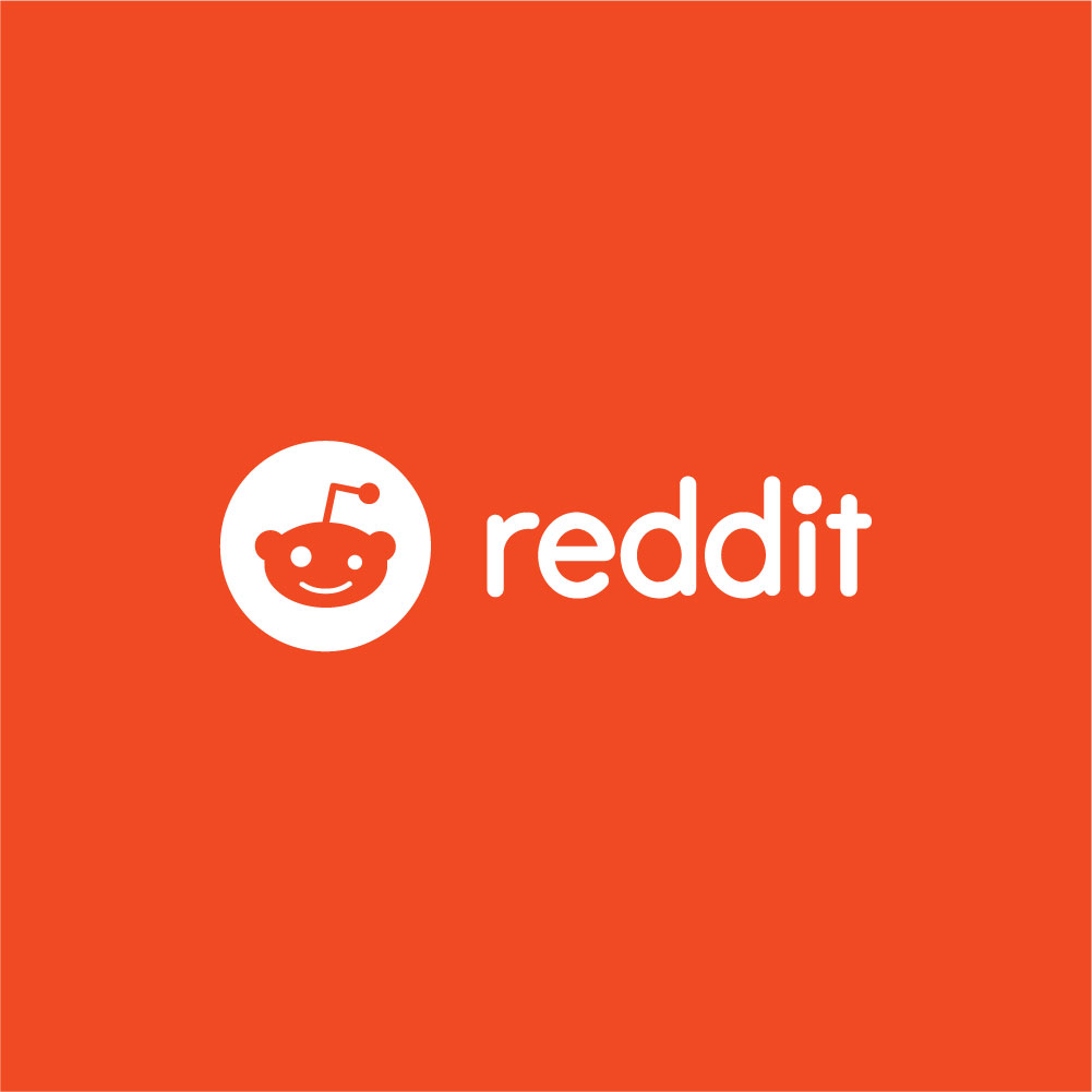 Free High-Quality Orange Background White Svg reddit Logo for Creative ...