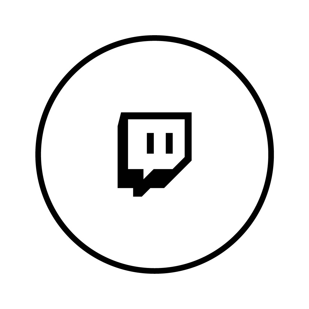 Free High-Quality Black Outline Twitch Symbol Tv Logo for Creative Design