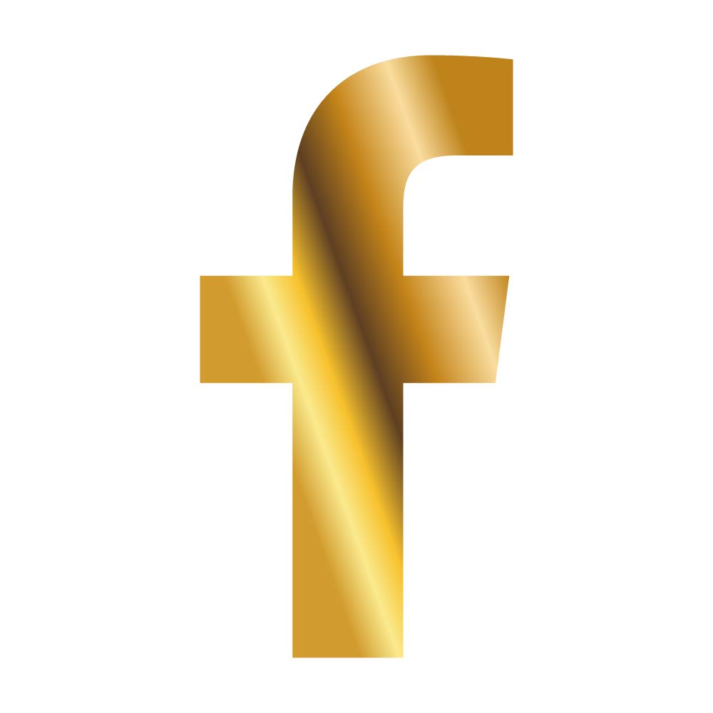 Free HighQuality Facebook Logo Vector Golden for Creative Design