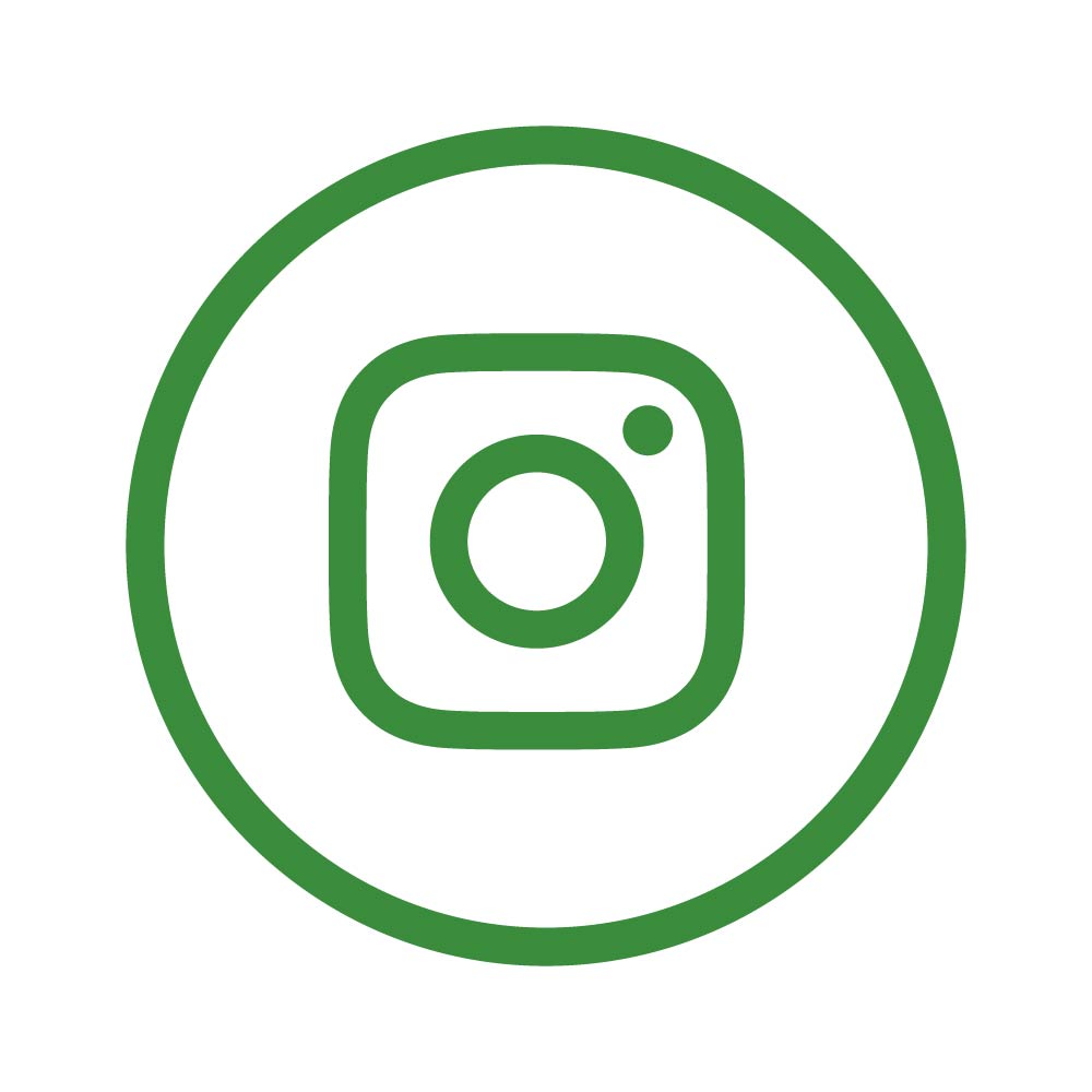 Free High-Quality Instagram Logo Outline Green for Creative Design