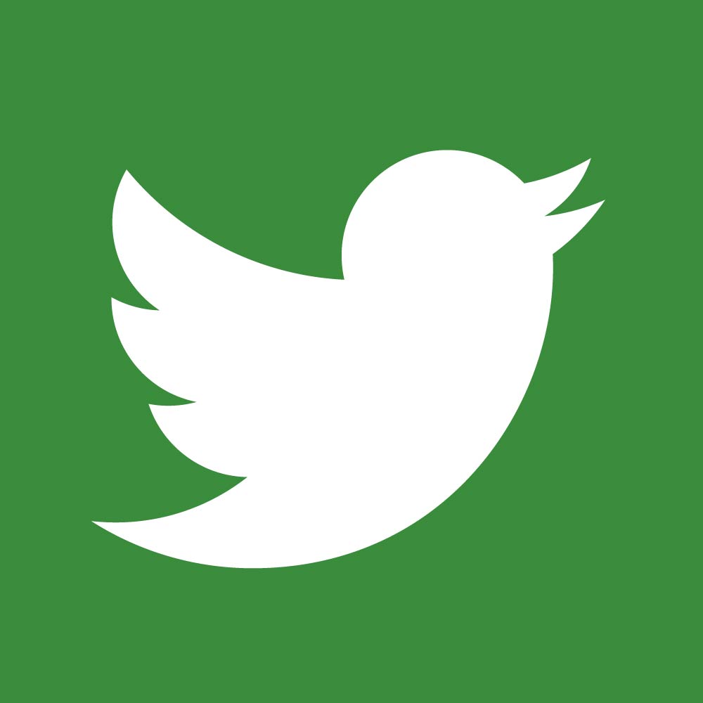Free High-Quality Twitter Green Background Logo for Creative Design