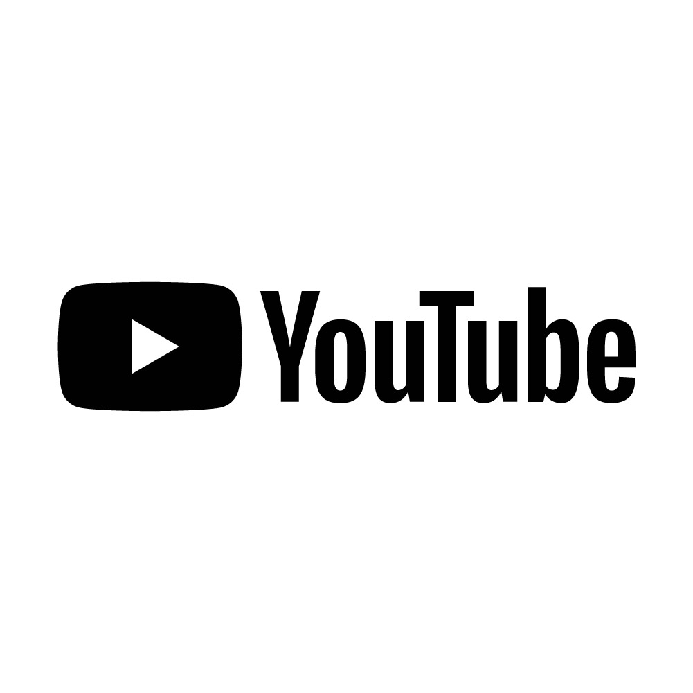 Free High-Quality black youtube logo for Creative Design