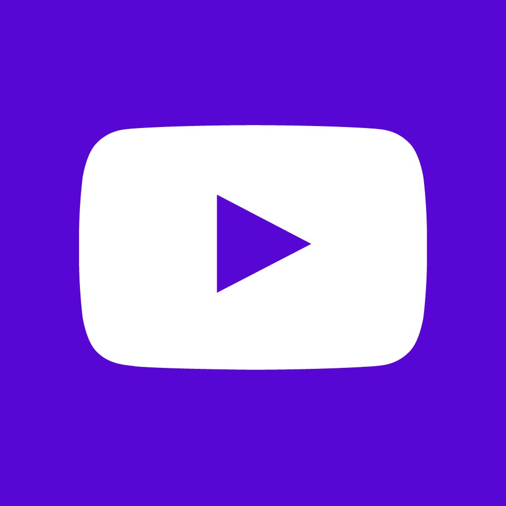 Free High-Quality Youtube Purple Background Logo for Creative Design