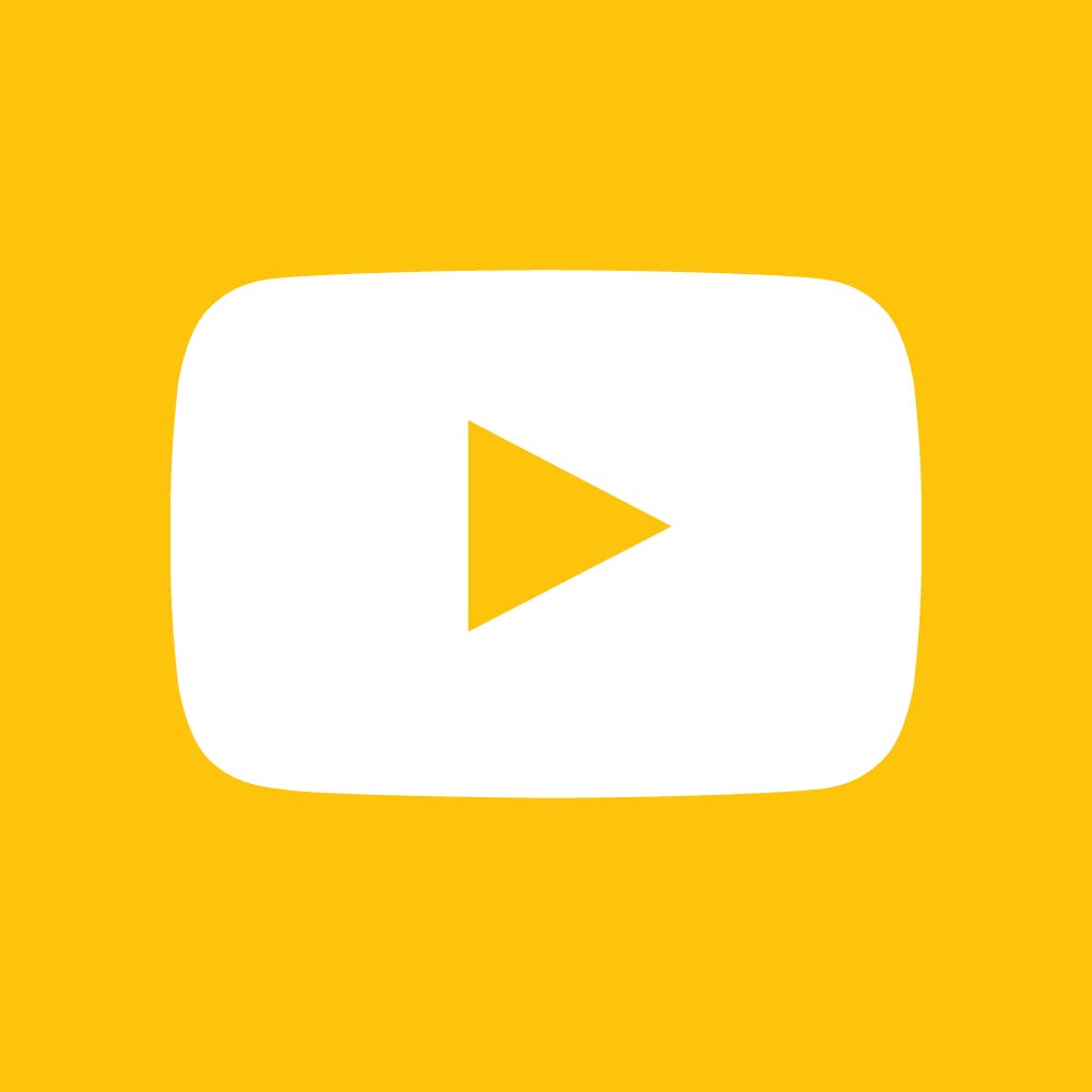 Free High-Quality Youtube Yellow Background Logo for Creative Design